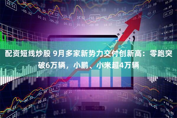配资短线炒股 9月多家新势力交付创新高：零跑突破6万辆，小鹏、小米超4万辆